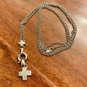 Folli Follie Long Necklace w/ Cross Charm